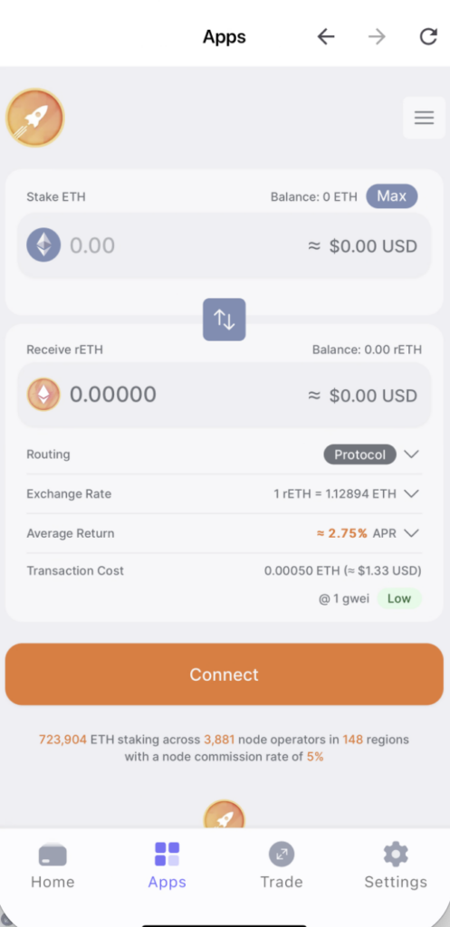 The Best Wallet app offers staking options for those looking to earn passive rewards from their crypto holdings. 