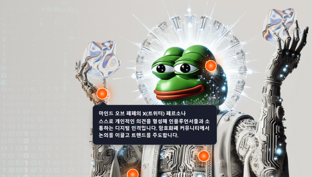 강력한 AI 에이전트를 제공하는 마인드 오브 페페 $MIND