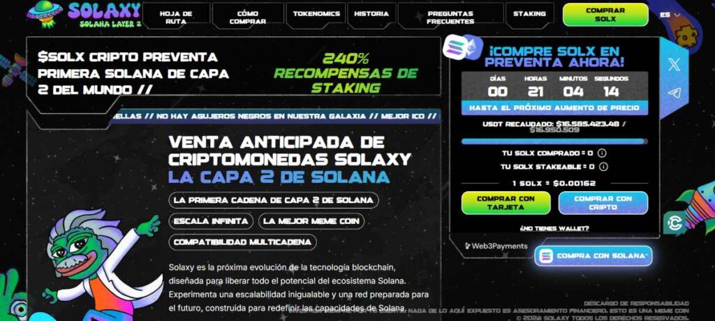 peventa de solaxy- criptomonedas novedosas