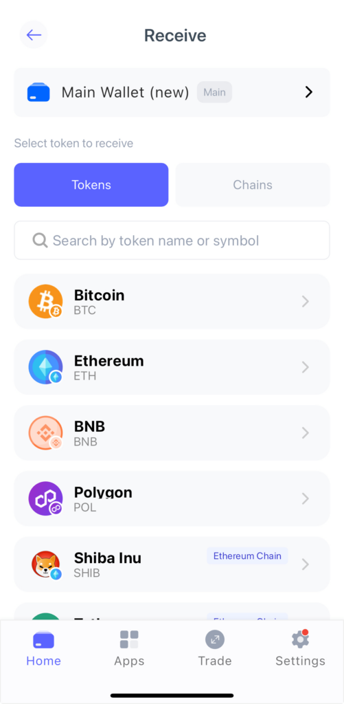 Buy, sell, or swap tokens in Best Wallet app.