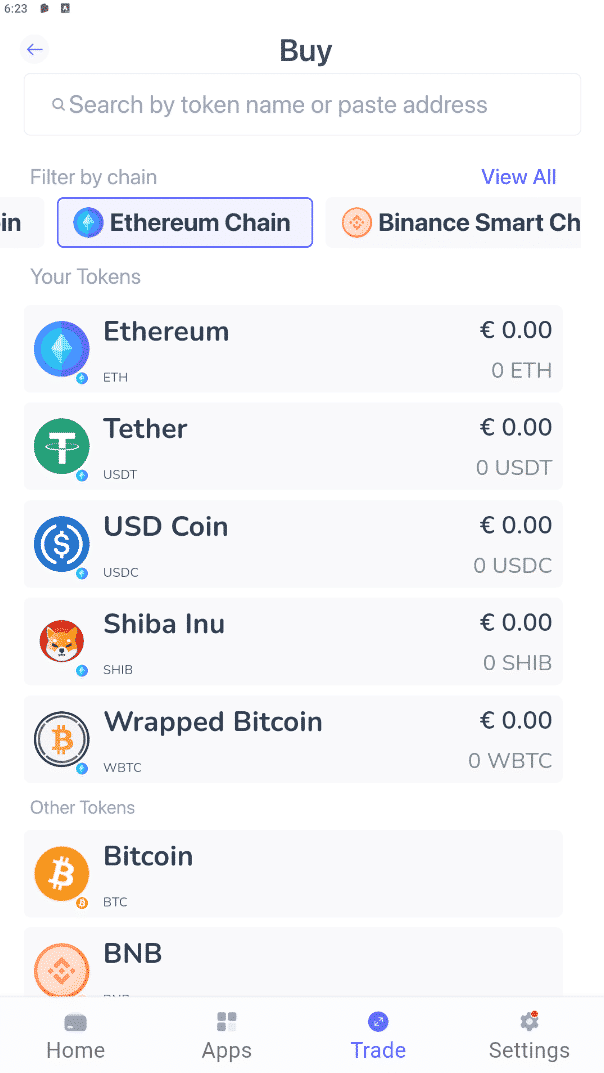 erc20 tokens kopen