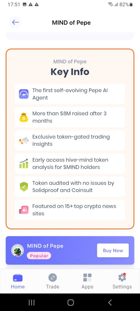 MIND of Pepe presale