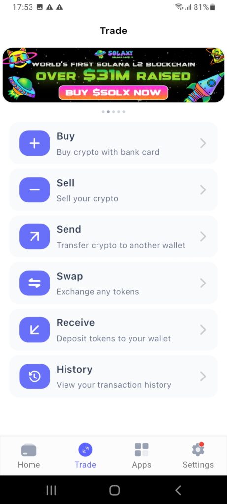 Best Wallet buy crypto with fiat
