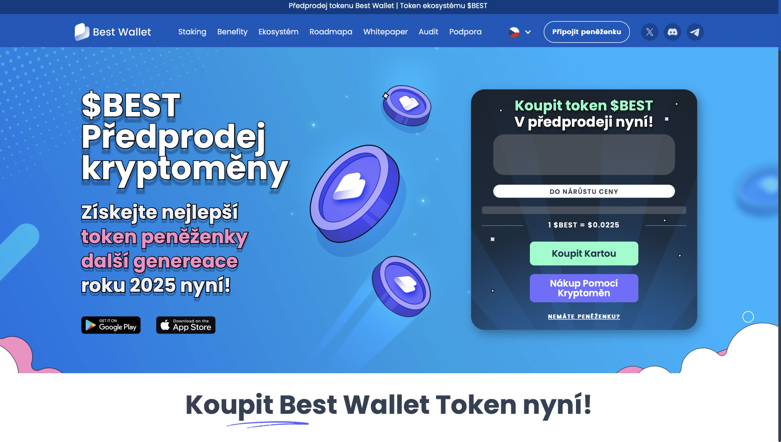 Nové kryptoměny 2025 – BEST Token