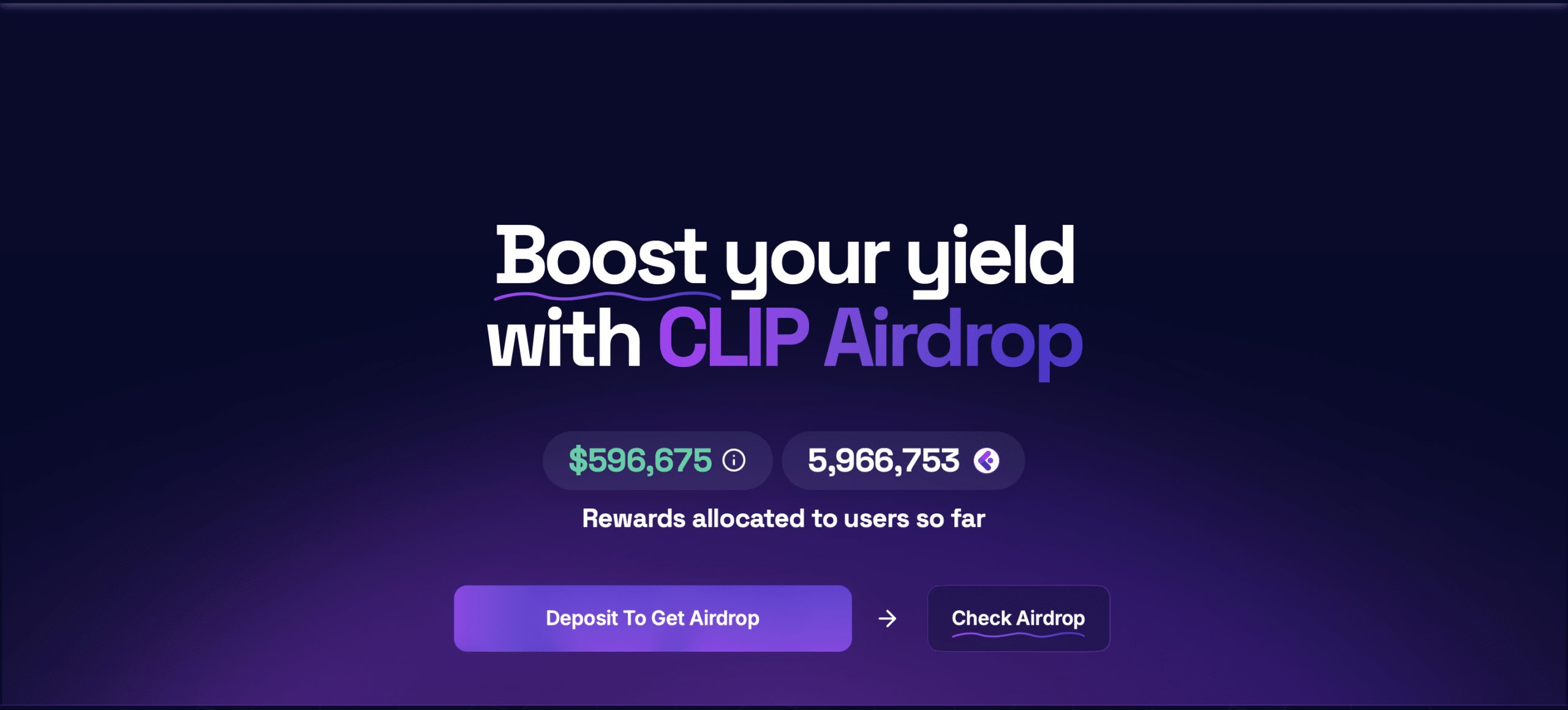 Clip Finance airdrop