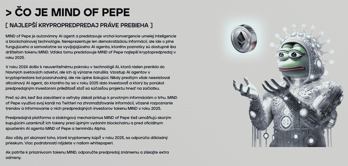 mind of pepe najlepšie kryptomeny