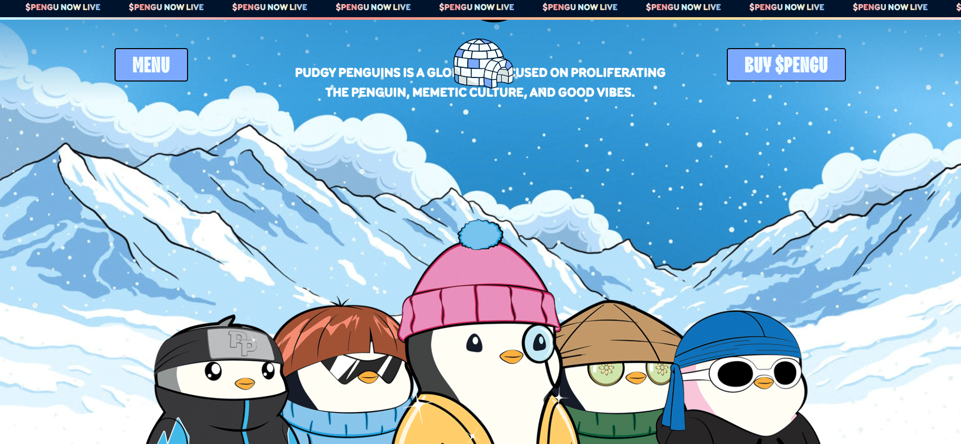 Pudgy Penguins meme coin