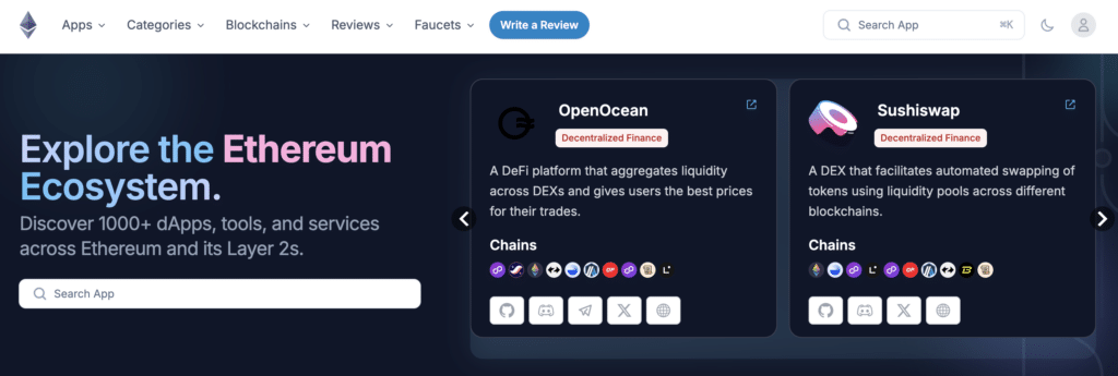 Ethereum ecosystem