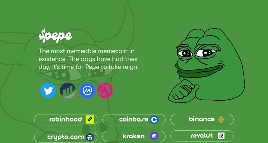 Pepe website.