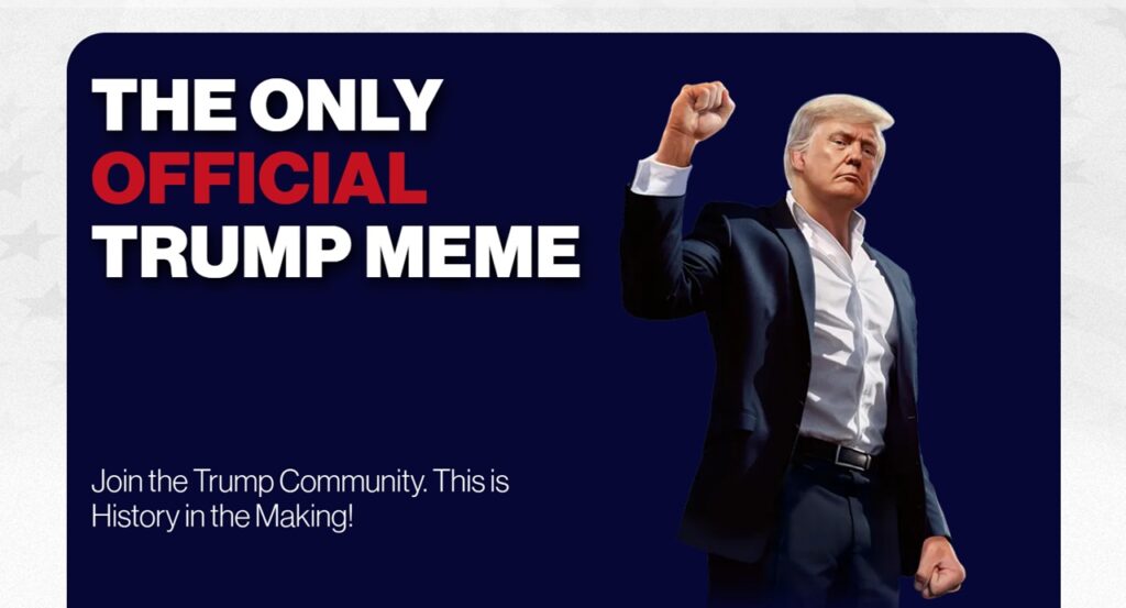 OFFICIAL TRUMP website.