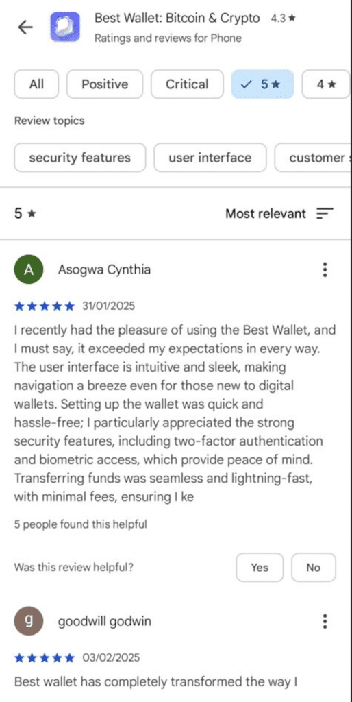 Best Wallet recenze