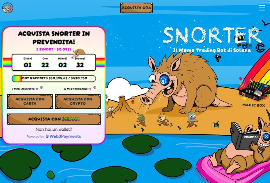 snorter bot - crypto presale