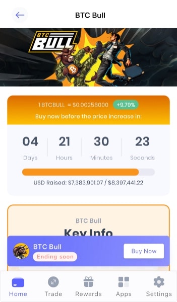 BTC Bull staking