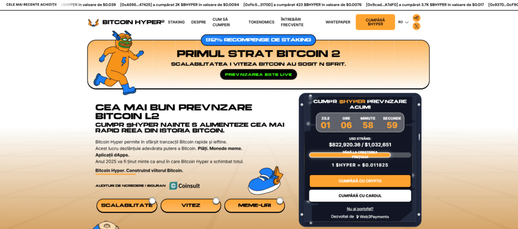 BTC Hyper pagina oficiala de presale