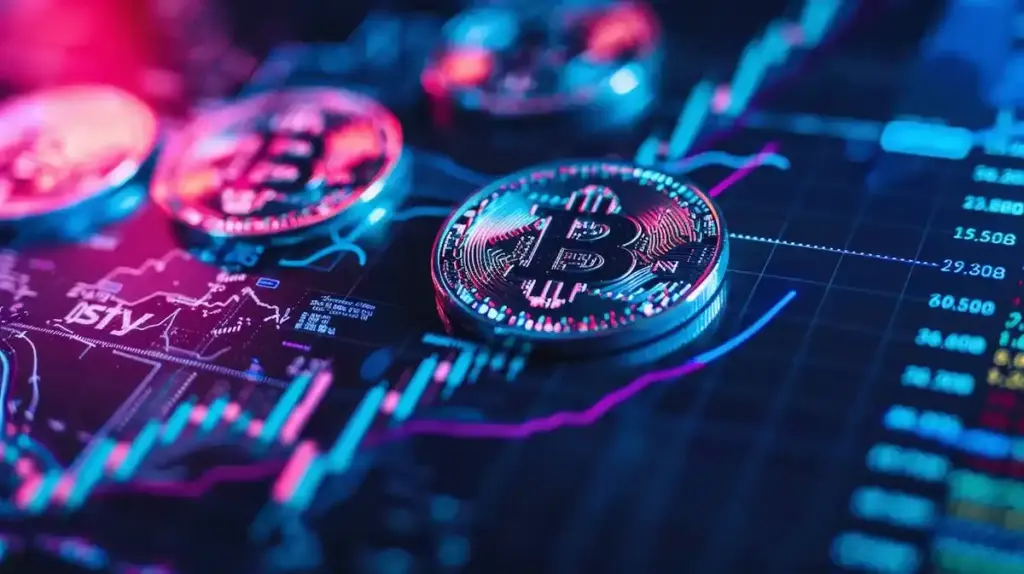 チャート上に置かれている仮想通貨
