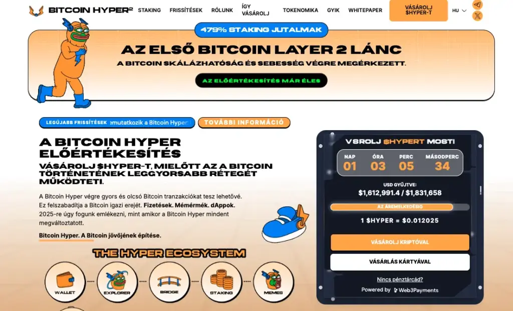 bitcoin hyper főoldala