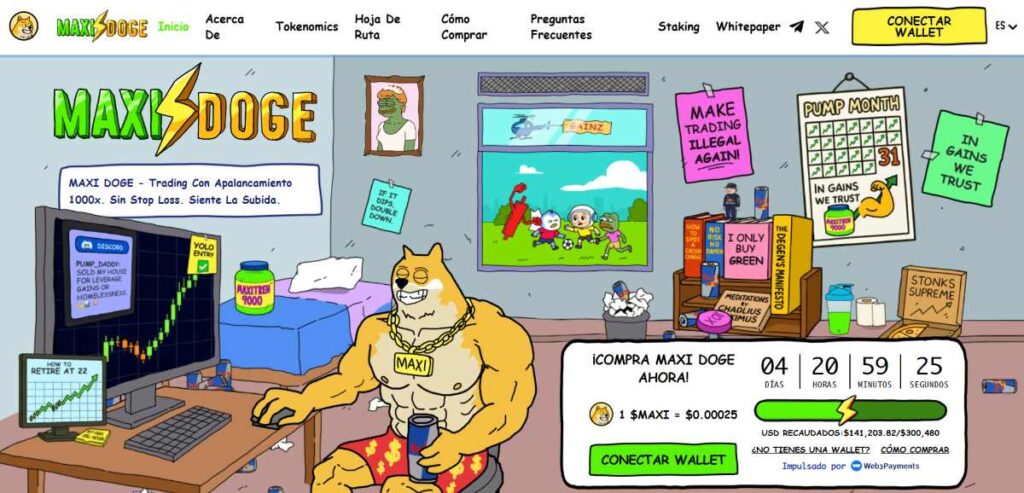 maxi doge es una de las mejores criptos para invertir