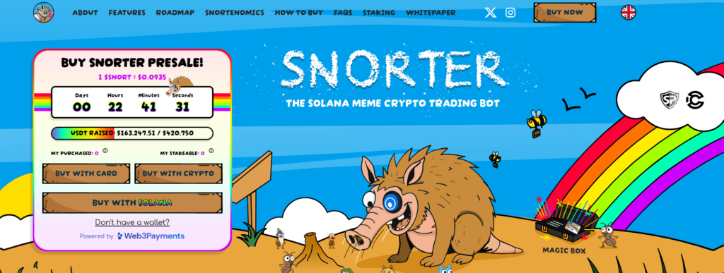 snorter hjemmeside
