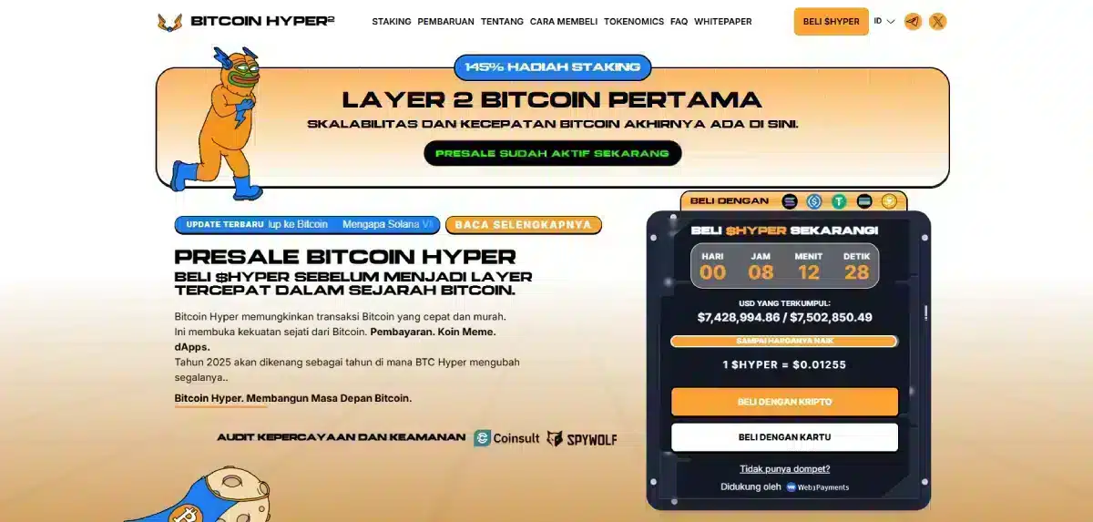 Bitcoin Hyper ($HYPER) – Solusi Presale Crypto untuk Percepat Bitcoin Layer-2 dengan Teknologi SVM