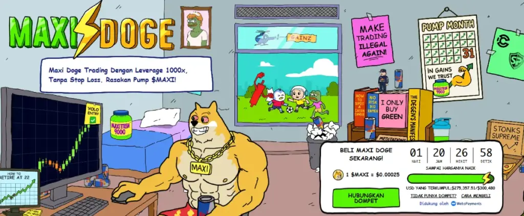Maxi Doge ($MAXI) – Presale Crypto Baru yang Siap Mengguncang Ruang Meme Coin