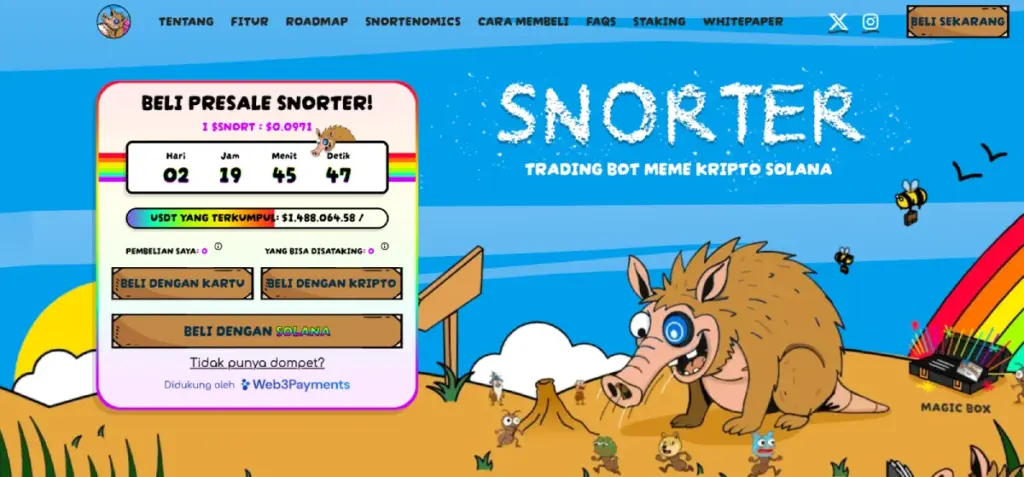 Snorter ($SNORT) – Presale Crypto dengan Bot Telegram Trading Tercepat dan Dukungan Multi-Chain