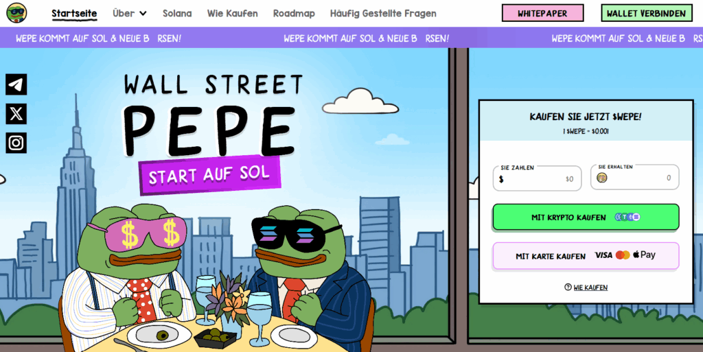 Wall Street Pepe - WEPE