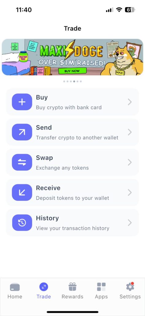 Best Wallet lets users buy, sell, and trade BONK 
