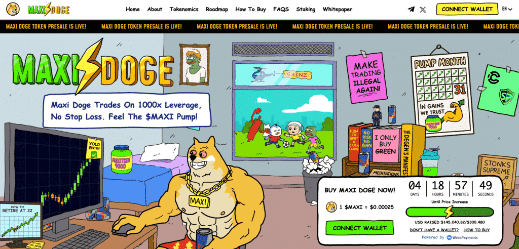 maxi-doge Veelbelovende crypto