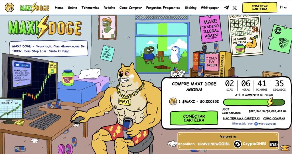 pré-venda maxi doge