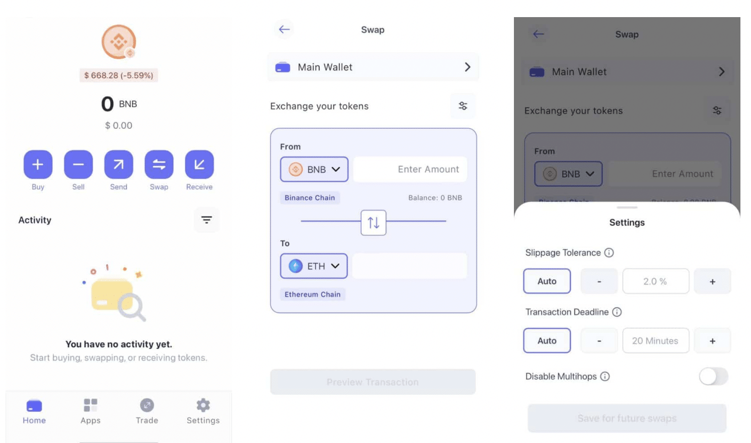 BNB wallet
