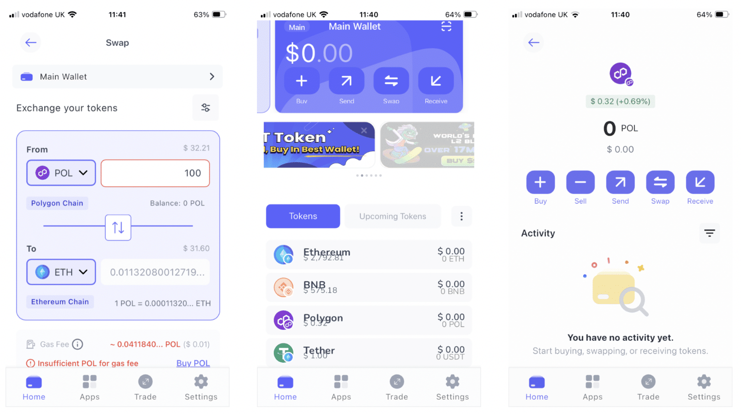 Jak koupit Polygon na Best Wallet