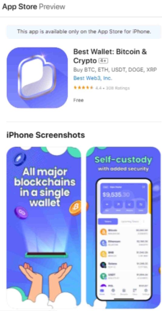 descarga best wallet app - wallet de avax