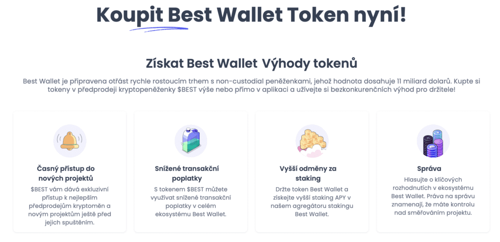 Benefity tokenu $BEST