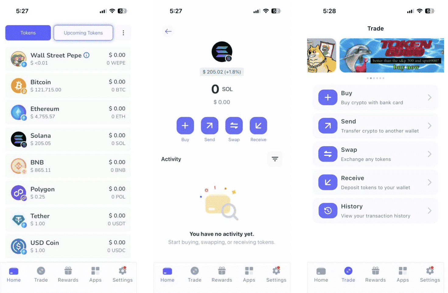 Nejlepší Solana Wallet 2025: Peněženka kompatibilní se SOL