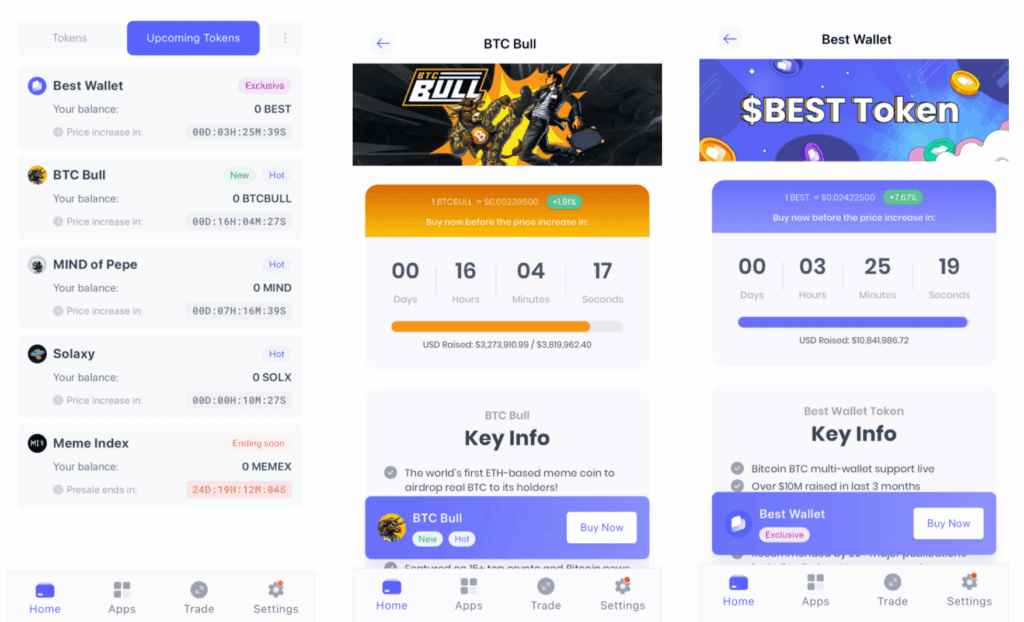 Nadcházející tokeny na Best Wallet - Litecoin Wallet