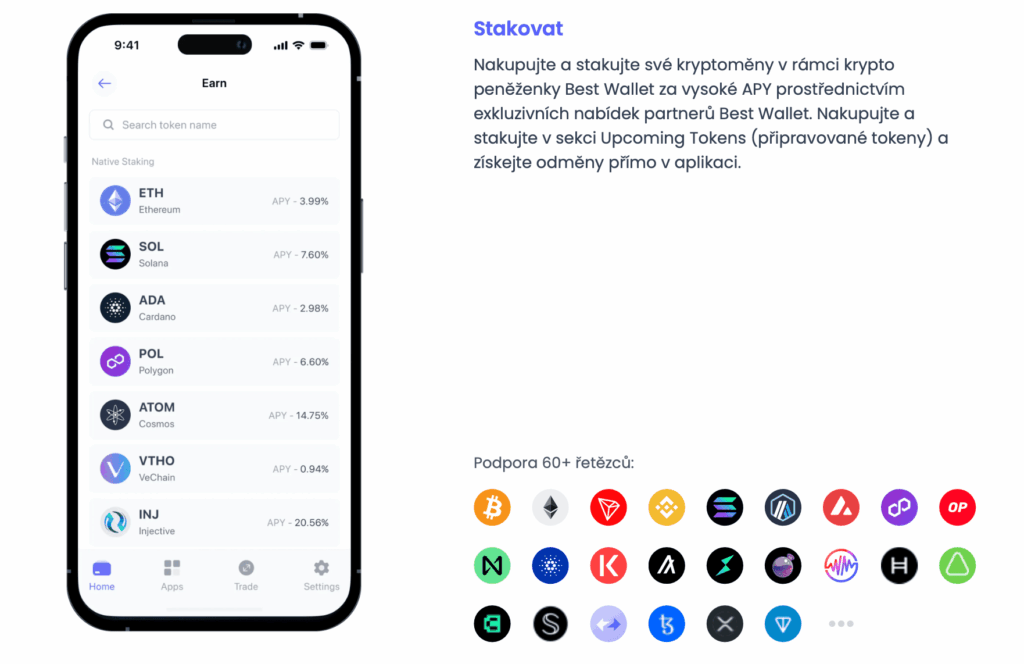 Staking na Best Wallet