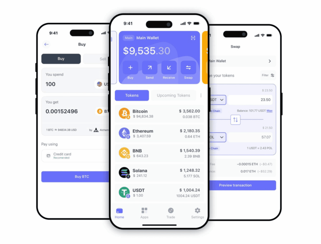 Aplikace Best Wallet